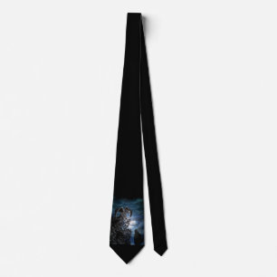 Wolf Moon - Wolf with Golem Neck Tie