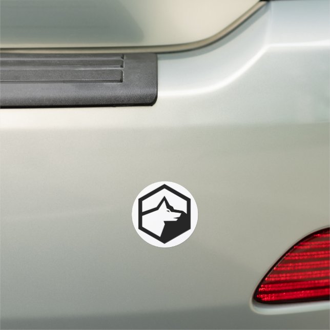 Wolf Mountain Homestead Logo  Car Magnet (In Situ)