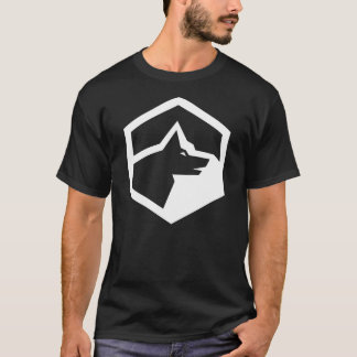 Wolf Mountain Homestead Logo white on dark T-Shirt