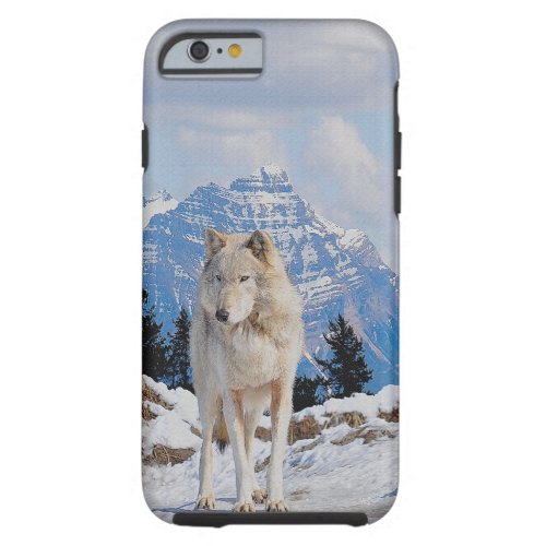 Wolf  Mountain Wolf_Lover Wildlife Art Tough iPhone 6 Case