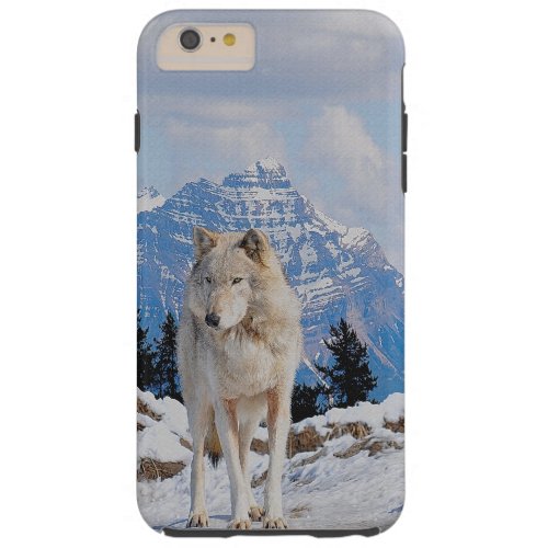 Wolf  Mountain Wolf_Lover Wildlife Art Tough iPhone 6 Plus Case