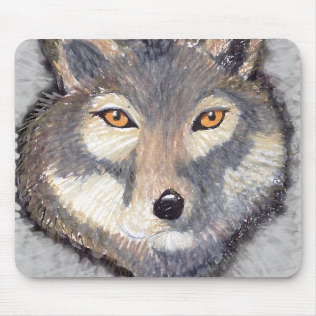 Wolf Mouse Pad (Front)