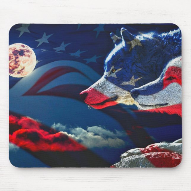 Wolf Mouse Pad (Front)