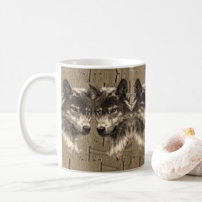 Wolf Mug (With Donut)