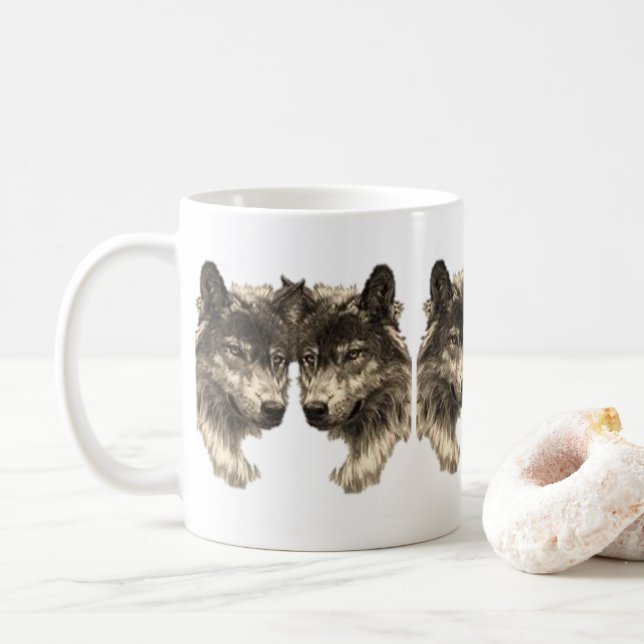 Wolf Mug (With Donut)