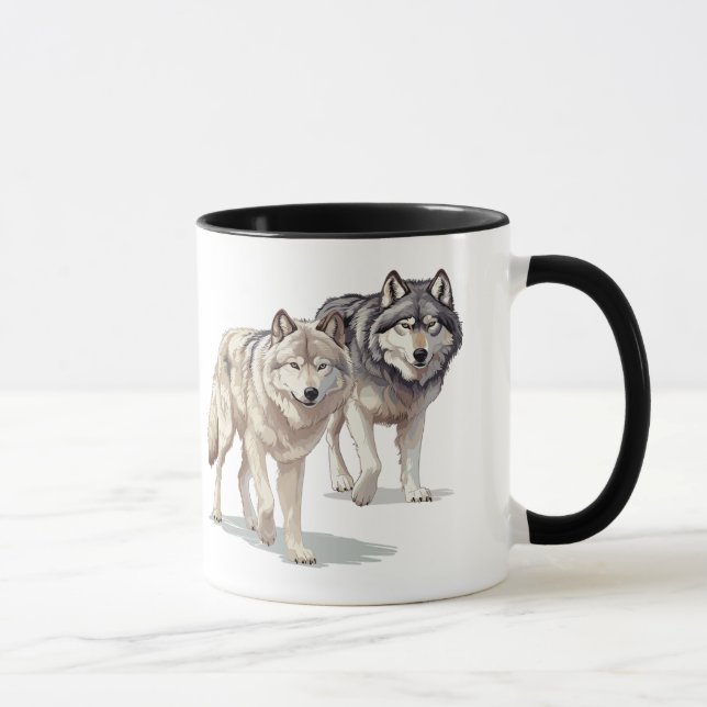 Wolf Mug (Right)