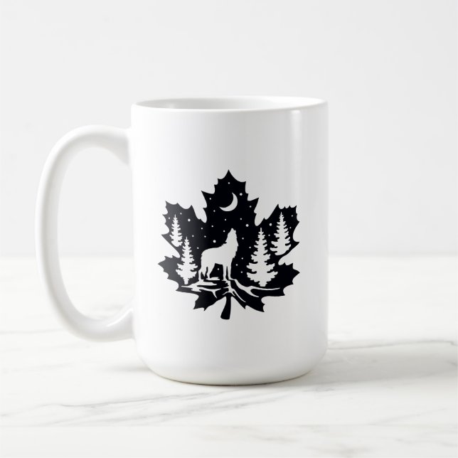 Wolf Mug (Left)
