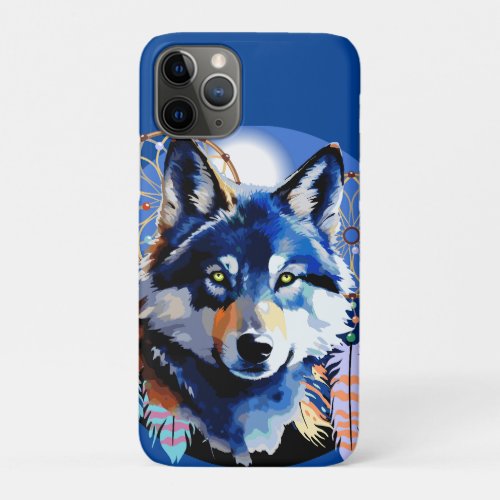 Wolf Native Animal Spirit    iPhone 11 Pro Case