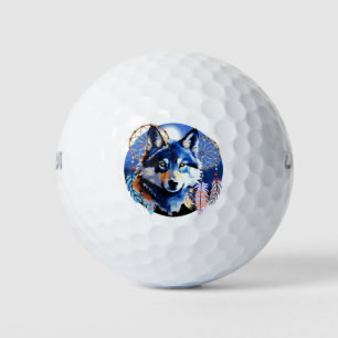Wolf Native Animal Spirit Golf Balls