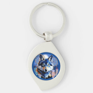 Wolf Native Animal Spirit    Keychain