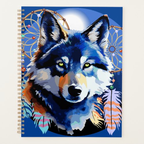 Wolf Native Animal Spirit   Planner