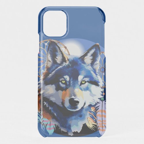 Wolf Native Animal Spirit  iPhone 11 Case