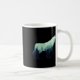 Wolf Nature Outdoor Forest Camping Hiking Gift Coffee Mug
