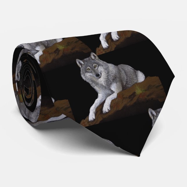 Wolf Neck Tie (Rolled)
