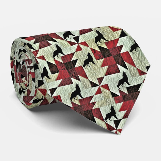 Wolf Neck Tie (Rolled)