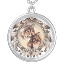 wolf necklace
