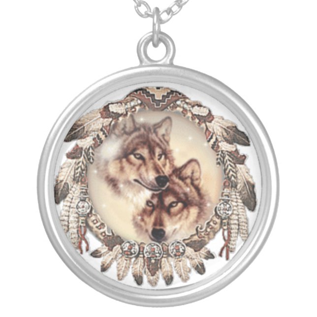 wolf necklace (Front)
