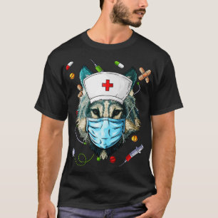 Wolf Nurse RN Funny ER Nursing School Graduation T-Shirt