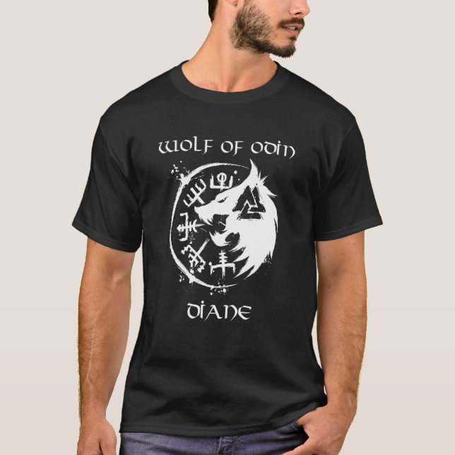 Wolf Of Odin Diane  Personalized T-Shirt (Front)