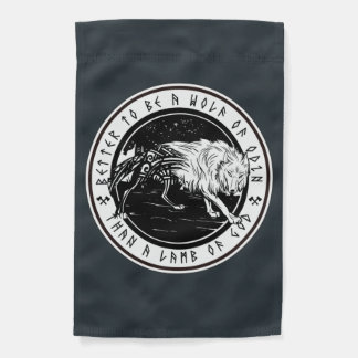 Wolf Of Odin Garden Flag