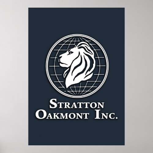 Wolf of Wall Street Stratton Oakmont Logo Poster