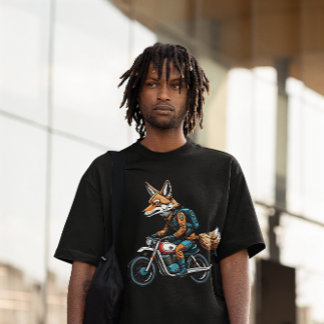 Wolf on a motorbike T-Shirt