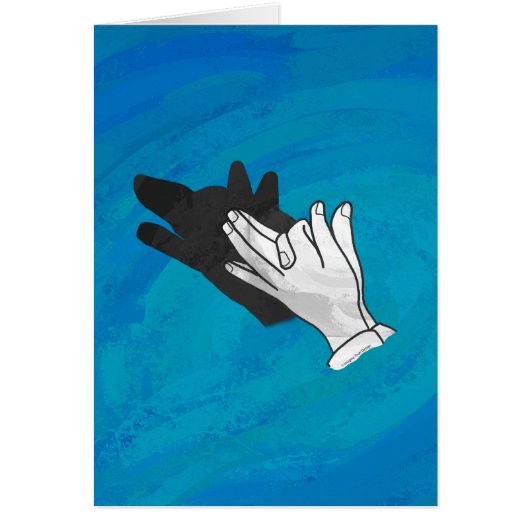 Wolf On Blue Cards (Front)