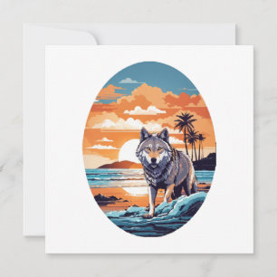 Wolf on the Beach