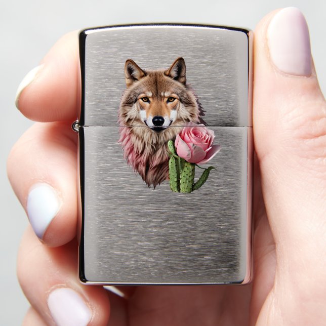 Wolf One: Zippo Lighter (In Hand)