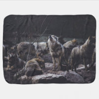 Wolf Pack Baby Blanket