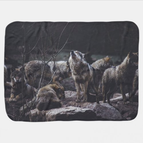 Wolf Pack Baby Blanket