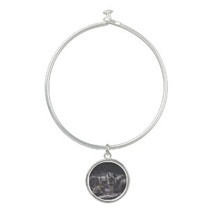 Wolf Pack Bangle Bracelet