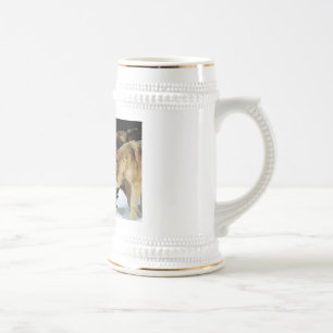 Wolf pack beer stien stein