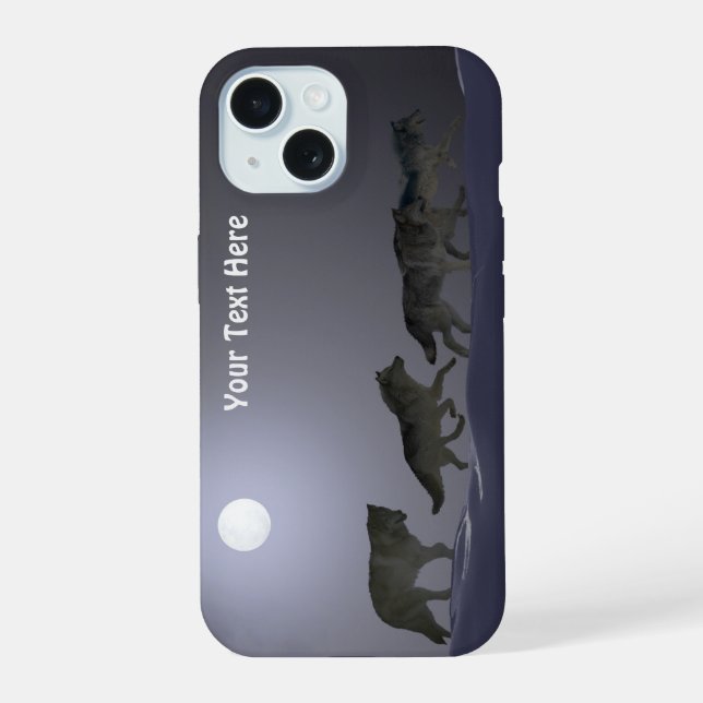 Wolf Pack - Brilliant Night Iphone Case (Back)