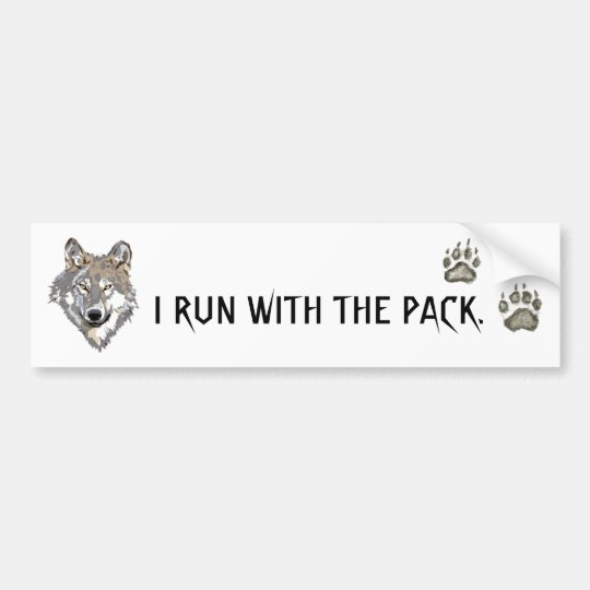 WOLF PACK BUMPER STICKER