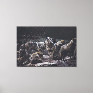Wolf Pack Canvas Print