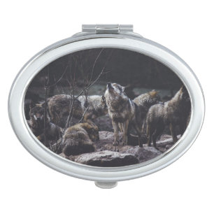 Wolf Pack Compact Mirror