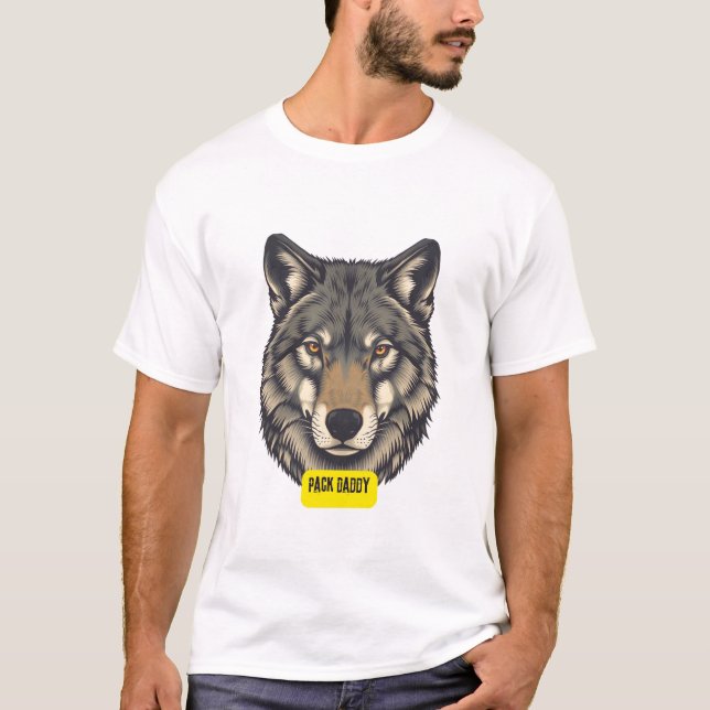 Wolf. Pack Daddy T-Shirt (Front)