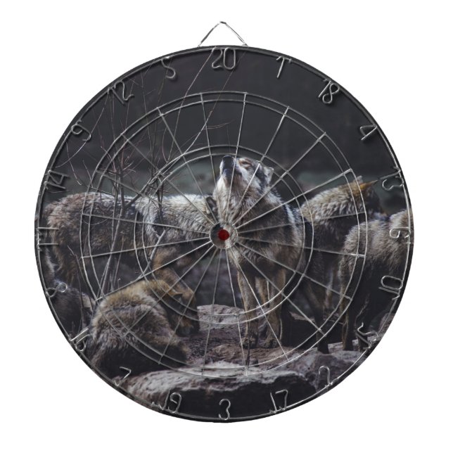 Wolf Pack Dart Board (Front)
