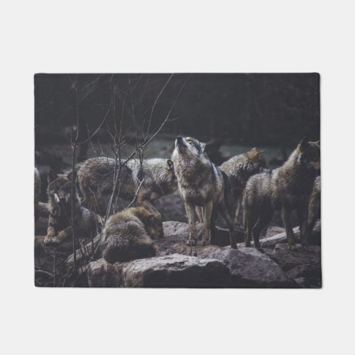 Wolf Pack Doormat