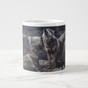 Wolf Pack Giant Coffee Mug