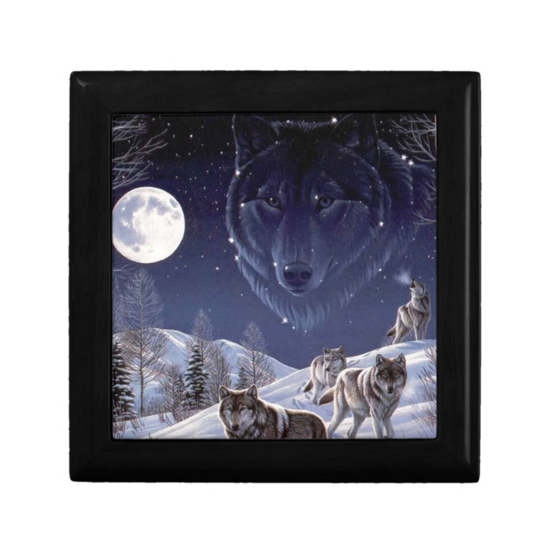 Wolf Pack Gift Box | Zazzle