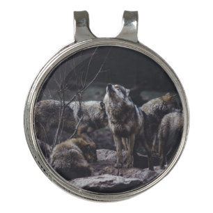 Wolf Pack Golf Hat Clip