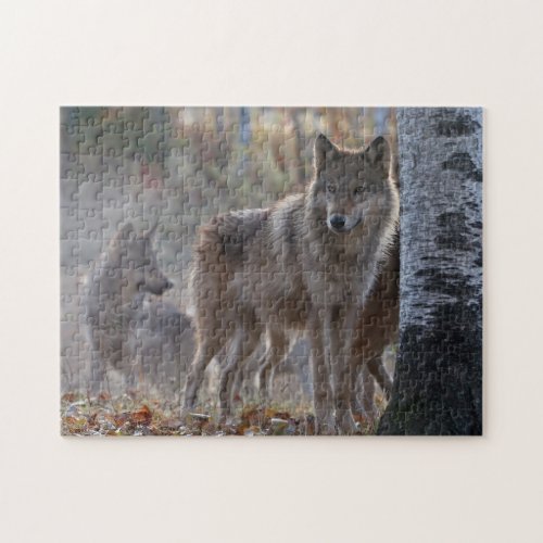 Wolf pack jigsaw puzzle