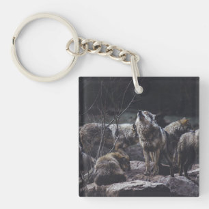 Wolf Pack Keychain