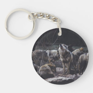 Wolf Pack Keychain