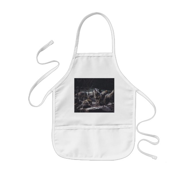 Wolf Pack Kids' Apron (Front)