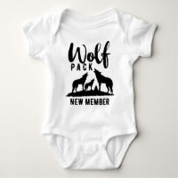 Wolf Pack New Member Tribal Kid Baby Shirt