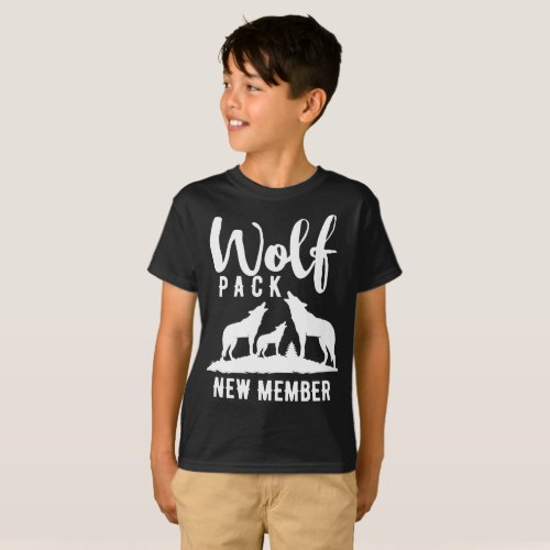 Wolf Pack New Member Wilderness Graphic T_Shirt