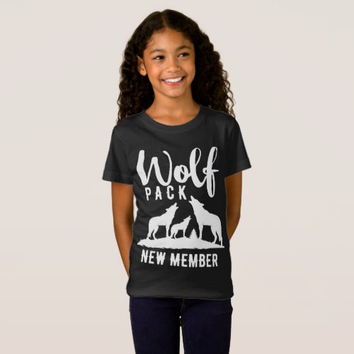 Wolf Pack New Member Wilderness Graphic T_Shirt